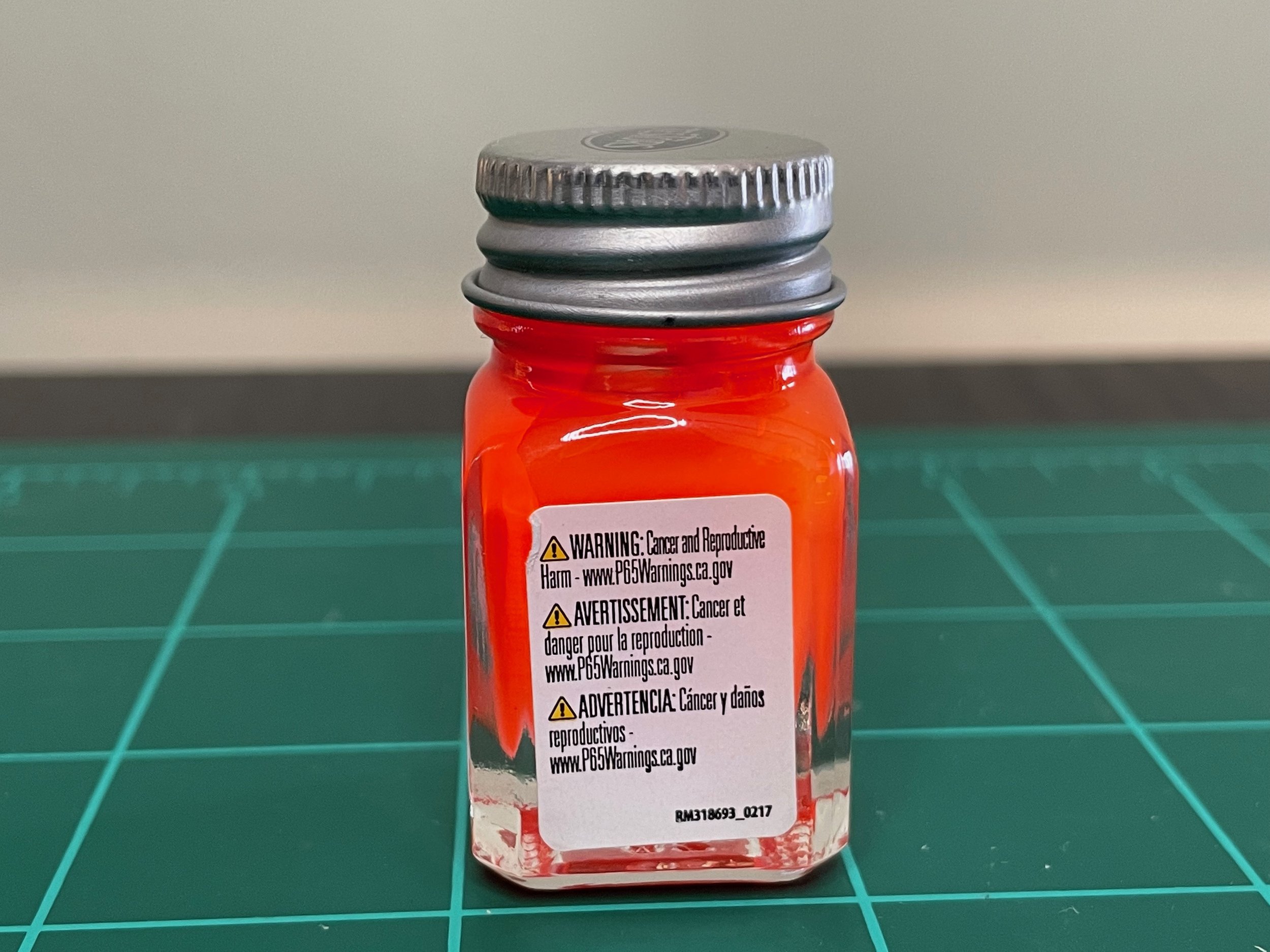 Testors Enamel 1/4oz-Fluorescent Orange #1173 — GaelHobbies